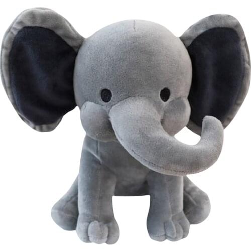 Fashion Animal Plush Elephant Doll Stuffed Elephant Plush Soft Pillow Kid Toy Children Room Bed Decoration Toy Birthday Gift
