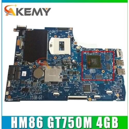 Original For HP 15-J105TX 15-J Series Laptop Motherboard 741653-501 PGA947 DDR3 HM86 GT750M 4GB MainBoard 100% Tested Fast Ship