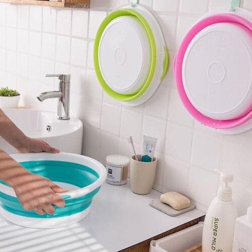 Portable Folding Basins Foldable Basin Tourism Outdoor Folding Bucket Fishing Promotion Camping Car Wash Basin Outdoor Camping