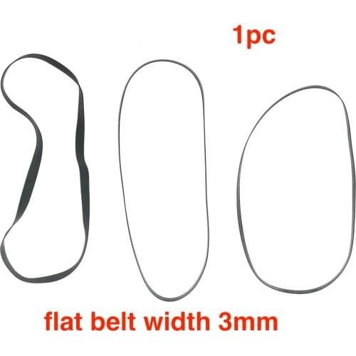 3mm width transmission rubber drive belt for walkman repeater cassette deck counter audio tape recorder