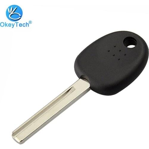 OkeyTech Replacement Auto Car Key Fob Cover Uncut Blank Blade Transponder Key Shell for Hyundai Accent IX35 Verna Sonata No Logo
