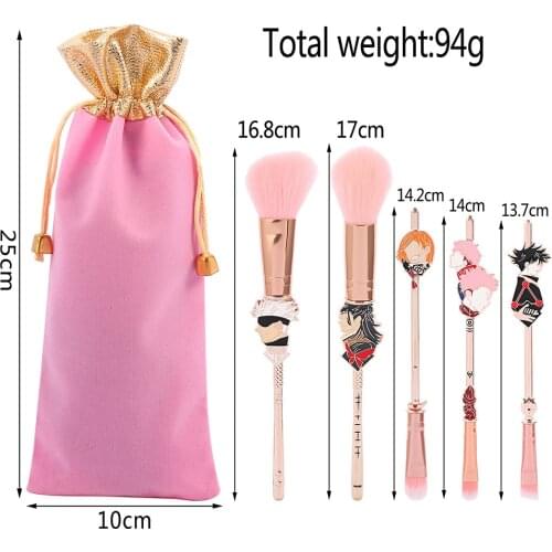 Japan Anime Jujutsu Kaisen Cosmetic Brush Cosplay Cartoon Props Itadori Yuji Gojo Satoru Brushes Makeup Brush