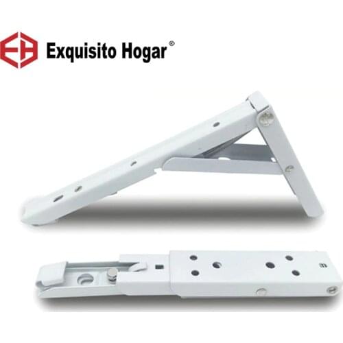 Iron Folding Support Shelf Bracket Triangle Wall Hanging Clapboard Shelving Floor Frame Kitchen Computer Wall Table