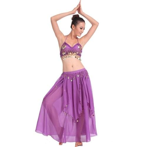 2pcs Set Performance Belly Dance Costume Woman Indian Triba Gypsy Costume Woman Bellydance Women Belly Dancing Egypt Costume