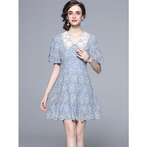 High Quality Summer Women Luxury Embroidery Mesh Long Dress Elegant Party Robe Femme Vintage Floral Designer Splicing Vestidos