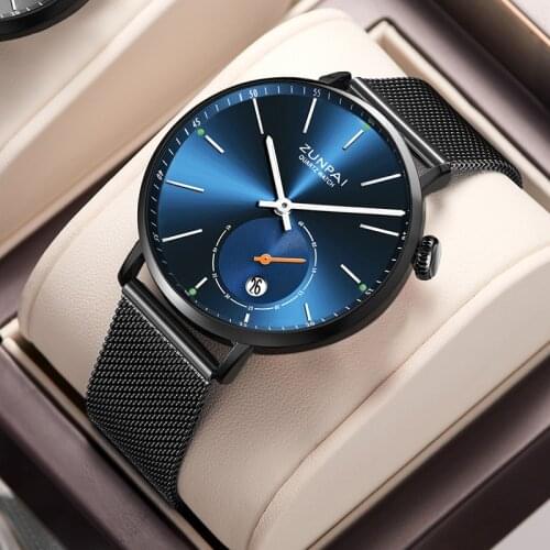 Мужские водонепроницаемые часы ZUNPAI ZP China At AliExpress
