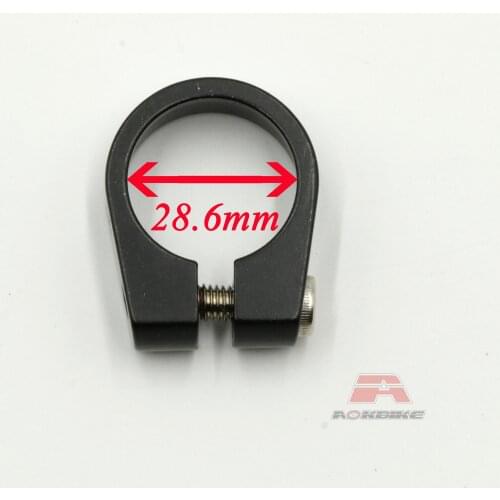 1 1/8 Inch Seatposts Clamps City Bike Seat Post Clamps Reflection Stripe Clamps With Reflective Sticker Warning Road Bike Parts