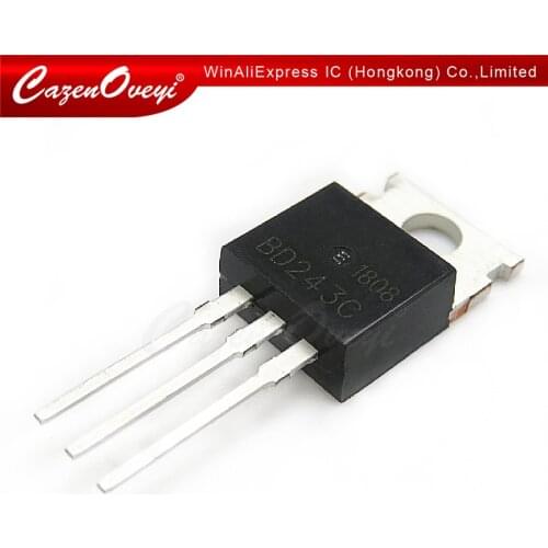 10pcs/lot BD243C BD243 100V 6A TO-220 Bipolar Transistors - BJT NPN General Purpose new original In Stock