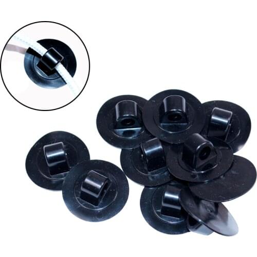 10 PCS Plastic Rope Buckle Hook Safe Drag Rope Buckle Hook Button Rowing Boat Accessory