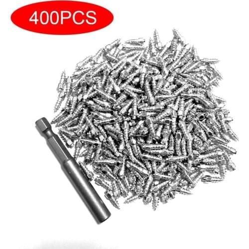 100-500 Pcs 4x12mm Non-Slip Tungsten Steel Nails Wheel Nails Durable Tire Boltsbolts For Tires Premium Car Atv Winter Emergency