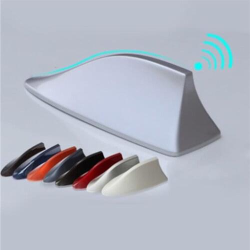 Car Antennas Auto Radio Signal Aerials Shark Fin Antenna for VW BMW Opel Honda Nissan Car Roof Decoration Aerial