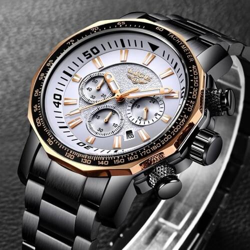 Relogio Masculino 2020 Watch Men LIGE Mens Watches Top Brand Luxury Sport Quartz Clock Male Military Waterproof Date Chronograph