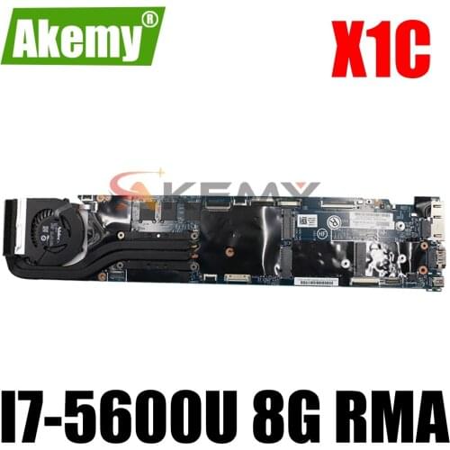For Lenovo ThinkPad X1C X1 carbon 2015 I7-5600U RMA 8G 00HT361 Laptop motherboard 100% tested ok