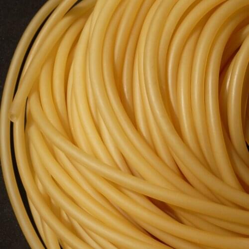 2mm x 4mm 3mm x 5mm Nature Latex Rubber Hoses Flexible Pipe High Resilient Elastic Surgical Medical Tube Soft Slingshot Catapult