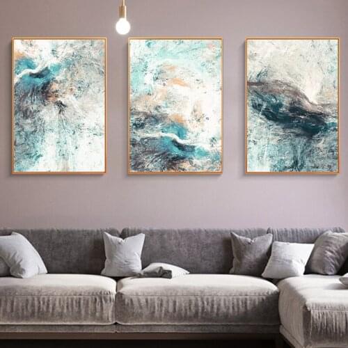Colorful Abstract Weather Cloud Picture Modern Large Painting Canvas Poster Print Decorative Contemporary Art Home Picture Art