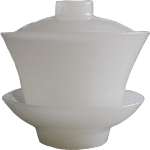 China Glass cups of tea Kung Fu tea bowl with fitted cover