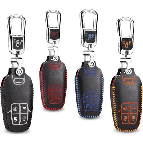 LUCKEASY For Ferrari 488 2017 2018 Car Key bag case wallet holder key cover