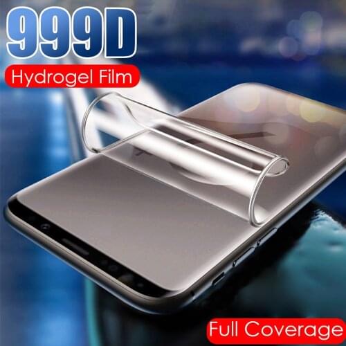 Soft full cover hydrogel film for samsung galaxy note 10 lite plus pro note 9 8 phone screen protector Not Glass protective film