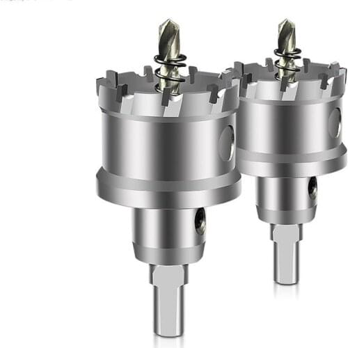 1Pcs 12-125mmTCT Carbide Tip Core Drill Bit Hole Saw Metalworking Cutter For Stainless Steel Alloy Metal Drilling Drill Bit