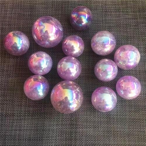 Aura Amethyst Ball Natural Stones Quartz Crystals Healing Gemstones Sphere Feng Shui Home Decorations