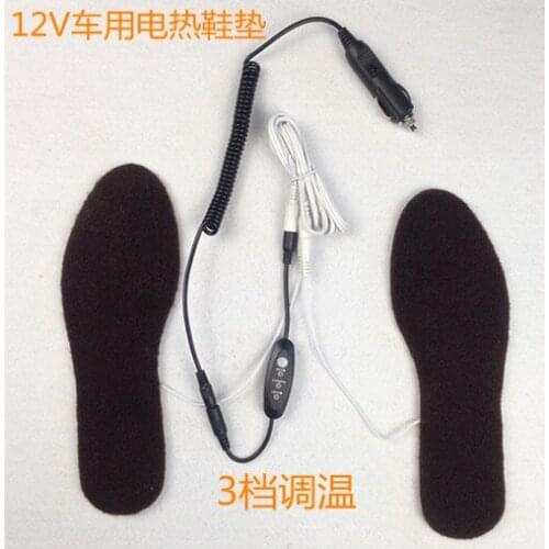 NEW 1PC 12V car electric insoles / 12V insoles / 12V electric warm insole / electric insole good temperature