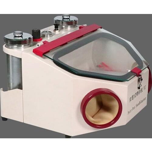 Dental Teeth Cleaning Sandblasting Pneumatic Liquid Prophy Polishing Machine Oral Dual Sandblasting Scaler Cleaner Machine
