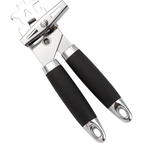 Stainless Steel Can Opener Tin Can Opener Bottle Opener Opener Light Milk Coconut Milk Can Opener Simple Tool Artifact