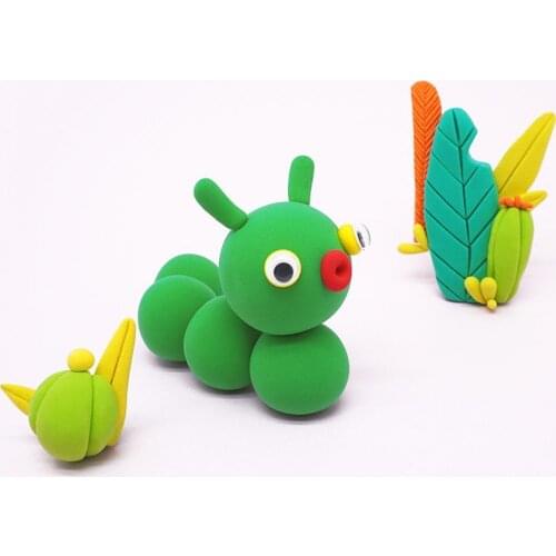 12Pcs Plasticine Super Light Educational Toy Clay Super Light Modelling Clay Toys for Kids