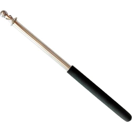 MagiDeal 1m Portable Extendable Telescopic Stainless Steel Flagpole Banner Flagpole Guide Pole high quanlity