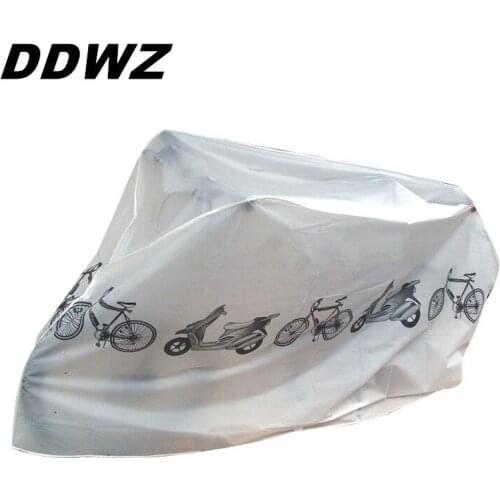 Bike Dust Cover 210CM*100CM Scooter Rain Cover Waterproof Outdoor Bicycle Accessories Clothing Sets Protection Polyester