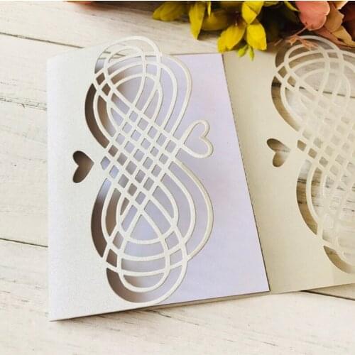 Heart Lattice Metal Cutting Dies Stencil Scrapbooking DIY Album Stamp Paper Card T3LE
