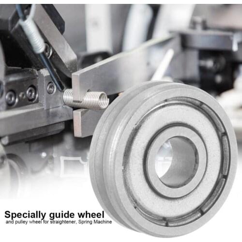 1pcs V6000ZZ V-Groove Guide Wheel Ball Bearings 90 Degree for Spring Machine Straightener 15*47*11mm miniatura