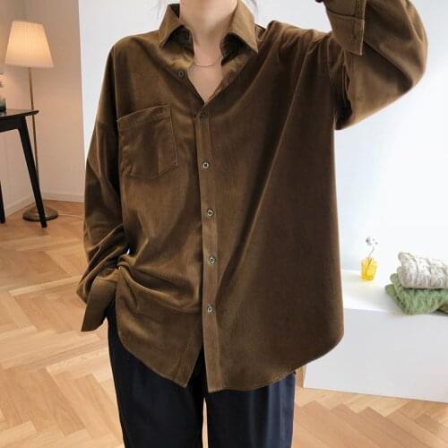 Sherhure Women's Corduroy Shirts