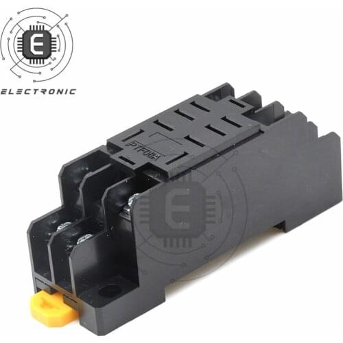 Power Relay LY2NJ Socket Base 220V AC Coil Miniature Relay DPDT 8 Pins 10A 240VAC