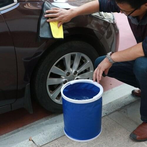 Travel folding bucket outdoor camping tool fishing wash bag for Citroen C-Quatre C-Triomphe Picasso C1 C2 C3 C4 C4L C5 Elysee/DS