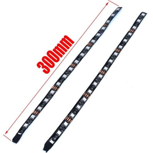 Scooter Light LED Flashlight Strip Bar Lamp For For 10 inch Electric Scooter Skateboard Night Safety Light Chassis Ligh