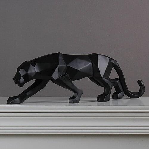 MODERN RESIN LEOPARD FIGURINES ORNAMENTS HOME BEDROOM TABLE ACCESSORIES DECORATION RESTAURANT COFFEE DESKTOP FURNISHING ARTWORK