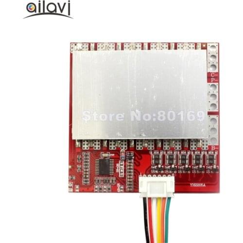3S4S5S 100A Li-ion Battery Protection Board With Balance For Polymer / LiFePO4 Cell Pack Module 10.8V 11.1V 14.4V 14.8V
