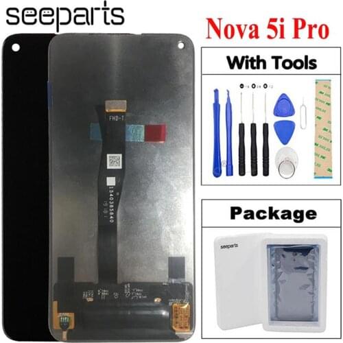For Huawei Nova 5i Pro LCD Display Screen Touch Screen Digitizer Assembly Replacement Huawei Mate 30 Lite SPN-AL00 SPN-TL00 LCD