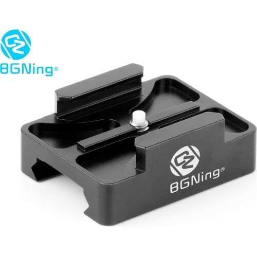BGNing CNC 20mm Mini Rail Mount Base Adapter for GoPro 8 7 6 5 SJcam GitUp XiaoYI for AKASO EK7000 4K Action Camera