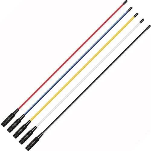 BNC Soft Antenna Dual Wide Band NA-771A VHF/UHF 144/430MHz High Gain Walkie Talkie Antenna for Motorola Kenwood EF Johnson HYT