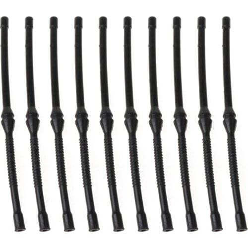 10X Black Fuel Hose Pipe For Chinese Chainsaw 4500 5200 5800 45cc 52cc MT-9999 N58A