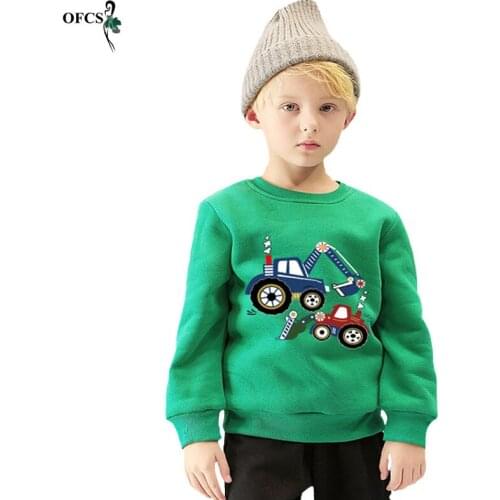 Children Sweatershirt New Winter Plus Velvet Clothes Girls Cartoon Warm Tops Pullover Autumn Coat For Boys Kids Knitted Sweater