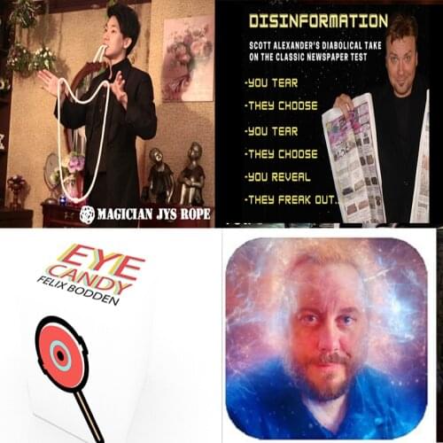 DIS Information by Scott Alexander | Eye Candy by Felix Bodden| EveryDay Carry by Rick Holcombe | Stretch Rope by Jys Magic