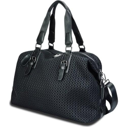 Travel Organizer Fashion Ladies Shoulder Bag Luxury Design Nylon Mesh Tote Bag Large Capacity Removable Storage Bag