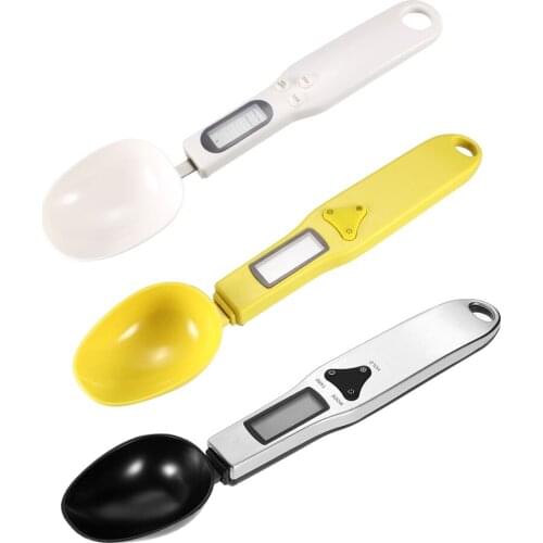 Uxcell Electronic Digital Spoon Scale 500g 0.1g Kitchen Portable Household Precision Grams Weighing LCD Display for Baking