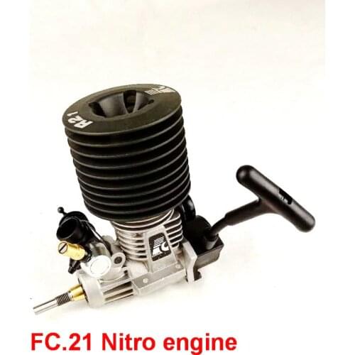 FORCE FC.21 Pull Starter(Rear Exhaust) Nitro engine for 1/8 scale RC Nitro buggy/truggy/truck, fit Nitro power rc car