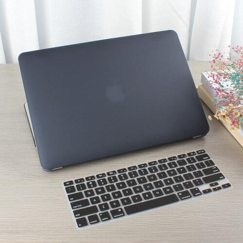 Frosted Surface Matte Hard Cover Case +Silicone Keyboard Cover For Apple Macbook Air 13 Model A1369 A1466 New 13 Touch Bar A2159