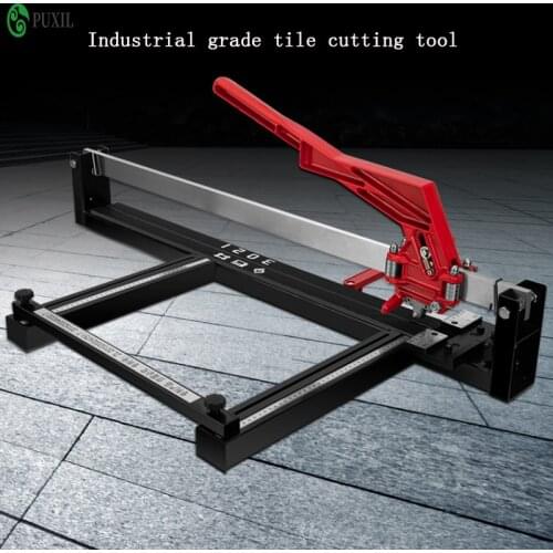 Multi-functional floor tile monorail push knife All steel laser manual push knife High precision portable tile cutter