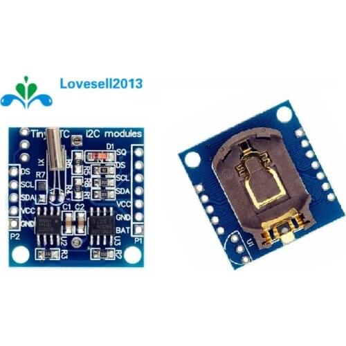 IIC/I2C RTC DS1307 AT24C32 Real Time Clock Module for Arduino 51 AVR ARM PIC 2.9*2.6cm